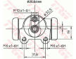 Válec kolové brzdy TRW BWF115