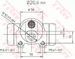 Válec kolové brzdy TRW BWF135