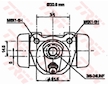Válec kolové brzdy TRW BWF184
