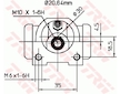 Válec kolové brzdy TRW BWF311