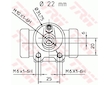 Válec kolové brzdy TRW BWH188