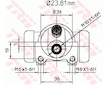 Válec kolové brzdy TRW BWK119