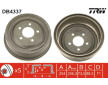 Brzdový bubon TRW DB4337