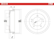Brzdový buben TRW DB4344