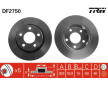 Brzdový kotouč TRW DF2750