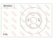Brzdový kotouč TRW DF8056
