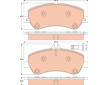 Sada brzdových destiček, kotoučová brzda TRW GDB1798