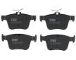 Sada brzdových destiček, kotoučová brzda TRW GDB1957