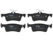 Sada brzdových destiček, kotoučová brzda TRW GDB2055