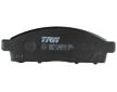 Sada brzdových destiček, kotoučová brzda TRW GDB2124