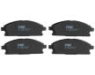 Sada brzdových destiček, kotoučová brzda TRW GDB3293