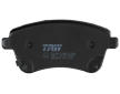 Sada brzdových destiček, kotoučová brzda TRW GDB3509