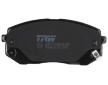 Sada brzdových destiček, kotoučová brzda TRW GDB3530