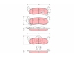 Sada brzdových destiček, kotoučová brzda TRW GDB4137