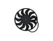 Ventilátor chladenia motora KAMOKA 7742061