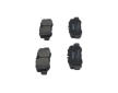 Sada brzdových platničiek kotúčovej brzdy KAVO PARTS KBP-10012