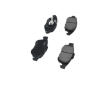 Sada brzdových platničiek kotúčovej brzdy KAVO PARTS KBP-10017