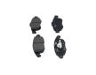 Sada brzdových platničiek kotúčovej brzdy KAVO PARTS KBP-10017