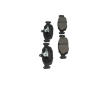 Sada brzdových platničiek kotúčovej brzdy KAVO PARTS KBP-1005