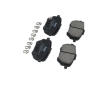 Sada brzdových destiček, kotoučová brzda KAVO PARTS KBP-10089