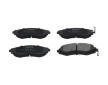 Sada brzdových platničiek kotúčovej brzdy KAVO PARTS KBP-1011