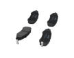 Sada brzdových platničiek kotúčovej brzdy KAVO PARTS KBP-1011