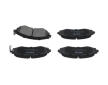 Sada brzdových platničiek kotúčovej brzdy KAVO PARTS KBP-1011