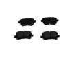 Sada brzdových platničiek kotúčovej brzdy KAVO PARTS KBP-10121