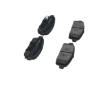 Sada brzdových platničiek kotúčovej brzdy KAVO PARTS KBP-1013