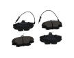 Sada brzdových platničiek kotúčovej brzdy KAVO PARTS KBP-10161