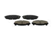 Sada brzdových platničiek kotúčovej brzdy KAVO PARTS KBP-1502