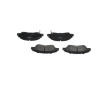 Sada brzdových platničiek kotúčovej brzdy KAVO PARTS KBP-3047