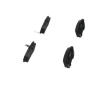 Sada brzdových destiček, kotoučová brzda KAVO PARTS KBP-4005