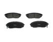 Sada brzdových destiček, kotoučová brzda KAVO PARTS KBP-4014