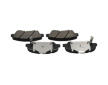 Sada brzdových platničiek kotúčovej brzdy KAVO PARTS KBP-4023