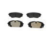 Sada brzdových platničiek kotúčovej brzdy KAVO PARTS KBP-4031