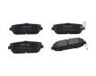 Sada brzdových platničiek kotúčovej brzdy KAVO PARTS KBP-4551