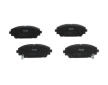 Sada brzdových destiček, kotoučová brzda KAVO PARTS KBP-4584