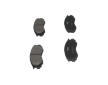Sada brzdových platničiek kotúčovej brzdy KAVO PARTS KBP-5508