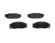 Sada brzdových platničiek kotúčovej brzdy KAVO PARTS KBP-6510