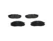 Sada brzdových platničiek kotúčovej brzdy KAVO PARTS KBP-6510