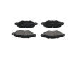 Sada brzdových platničiek kotúčovej brzdy KAVO PARTS KBP-6565