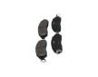 Sada brzdových platničiek kotúčovej brzdy KAVO PARTS KBP-6625