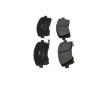 Sada brzdových platničiek kotúčovej brzdy KAVO PARTS KBP-8001