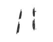Sada brzdových destiček, kotoučová brzda KAVO PARTS KBP-8028