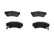 Sada brzdových destiček, kotoučová brzda KAVO PARTS KBP-8504