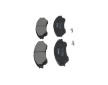 Sada brzdových destiček, kotoučová brzda KAVO PARTS KBP-8533