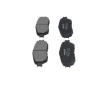 Sada brzdových platničiek kotúčovej brzdy KAVO PARTS KBP-9090