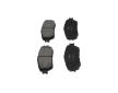 Sada brzdových platničiek kotúčovej brzdy KAVO PARTS KBP-9105