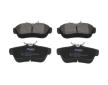 Sada brzdových platničiek kotúčovej brzdy KAVO PARTS KBP-9147